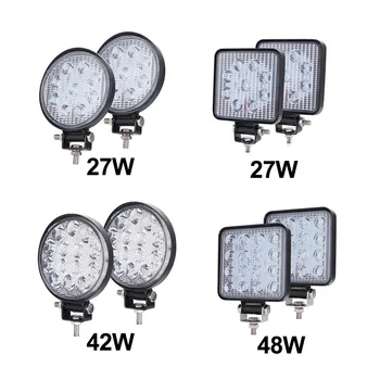 42W 48W Offroad LED Light Bar Flood Spot Combo Beam 12V Round Square For Jeep ATV UAZ SUV 4WD 4x4 Truck Tractor LED Work Light
42W 48W Offroad LED Light Bar Flood Spot Combo Beam 12V Round Square For Jeep ATV UAZ SUV 4WD 4x4 Truck Tractor LED Work Light