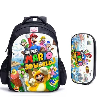 16 Inch Mario Bros Children School Bags Orthopedic Backpack Kids School Boys Girls Catoon Bags Daily Mochila Infantil
16 Inch Mario Bros Children School Bags Orthopedic Backpack Kids School Boys Girls Catoon Bags Daily Mochila Infantil