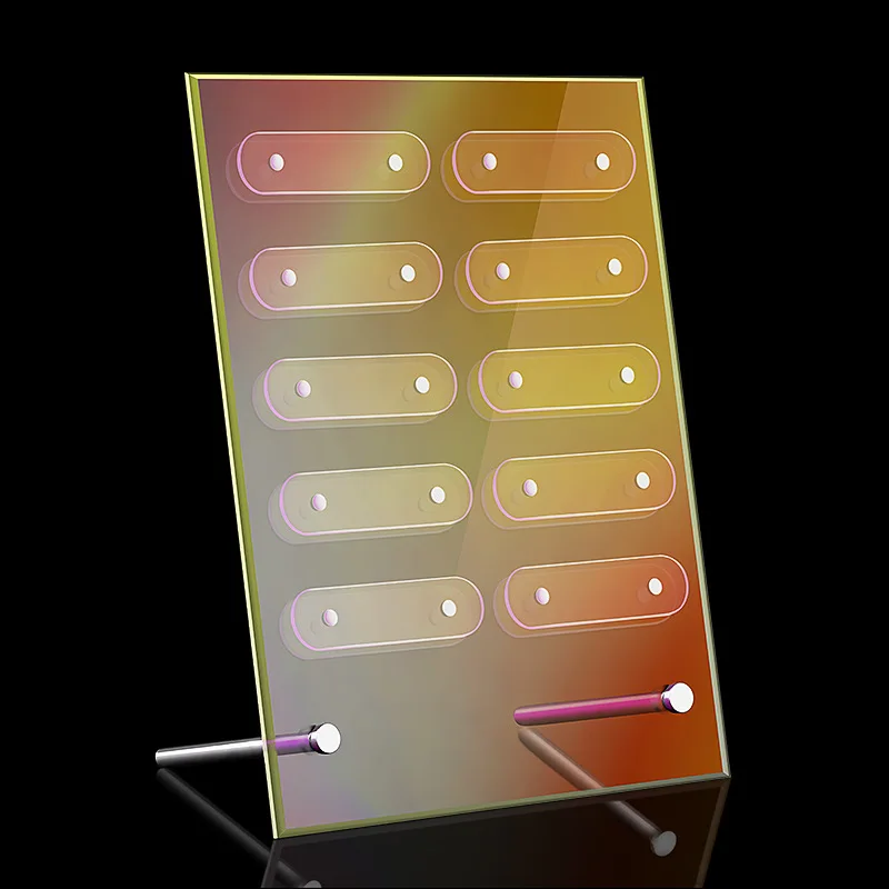Acrylic Nail Display Stand Nail Color Card Professional Nail Tool Magnet Display Shlef With Protective Film Aurora Color D284
Acrylic Nail Display Stand Nail Color Card Professional Nail Tool Magnet Display Shlef With Protective Film Aurora Color D284