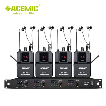Newest Acemic EM-D04 First Four Channel Wireless In-Ear Monitor System bodypack microphone for stage performance teaching
Newest Acemic EM-D04 First Four Channel Wireless In-Ear Monitor System bodypack microphone for stage performance teaching