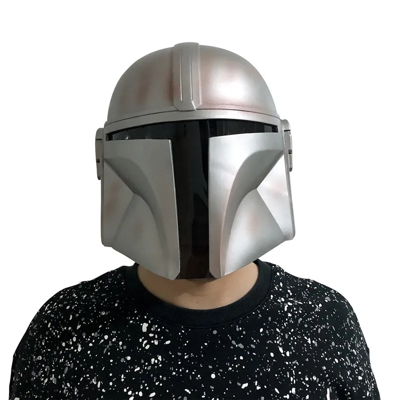 

2019 Star Wars The Mandalorian Cosplay Helmet Pedro Pascal Mandalorian Soldier Warrior PVC Helmet Party Carnival Masquerade Mask