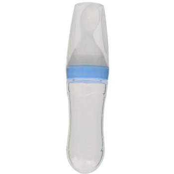 1PC Baby Squeezing Feeding Bottle Silicone Training Rice Spoon Infant Cereal Food Supplement Feeder Tableware Tool (120ml, Blue)
1PC Baby Squeezing Feeding Bottle Silicone Training Rice Spoon Infant Cereal Food Supplement Feeder Tableware Tool (120ml, Blue)
