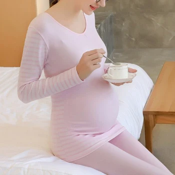 Pregnant Woman Long Sleeve Nightwear Nursing Pregnancy Lady O Neck Sling Cotton Pant Breastfeeding Tops Suit Homewear Comfortabe
Pregnant Woman Long Sleeve Nightwear Nursing Pregnancy Lady O Neck Sling Cotton Pant Breastfeeding Tops Suit Homewear Comfortabe