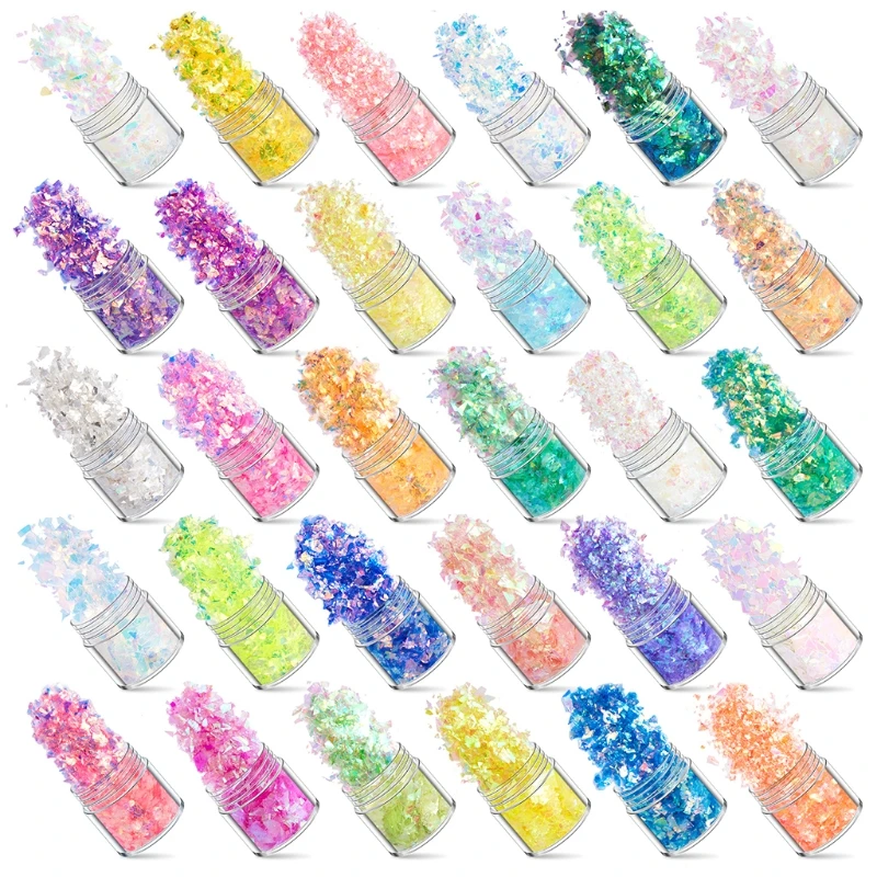 30 Colors Manicure Shell Cellophane Colorful Candy Aurora Papers Hard Epoxy Filling Nail Polish Adhesive Nail Decoration
30 Colors Manicure Shell Cellophane Colorful Candy Aurora Papers Hard Epoxy Filling Nail Polish Adhesive Nail Decoration