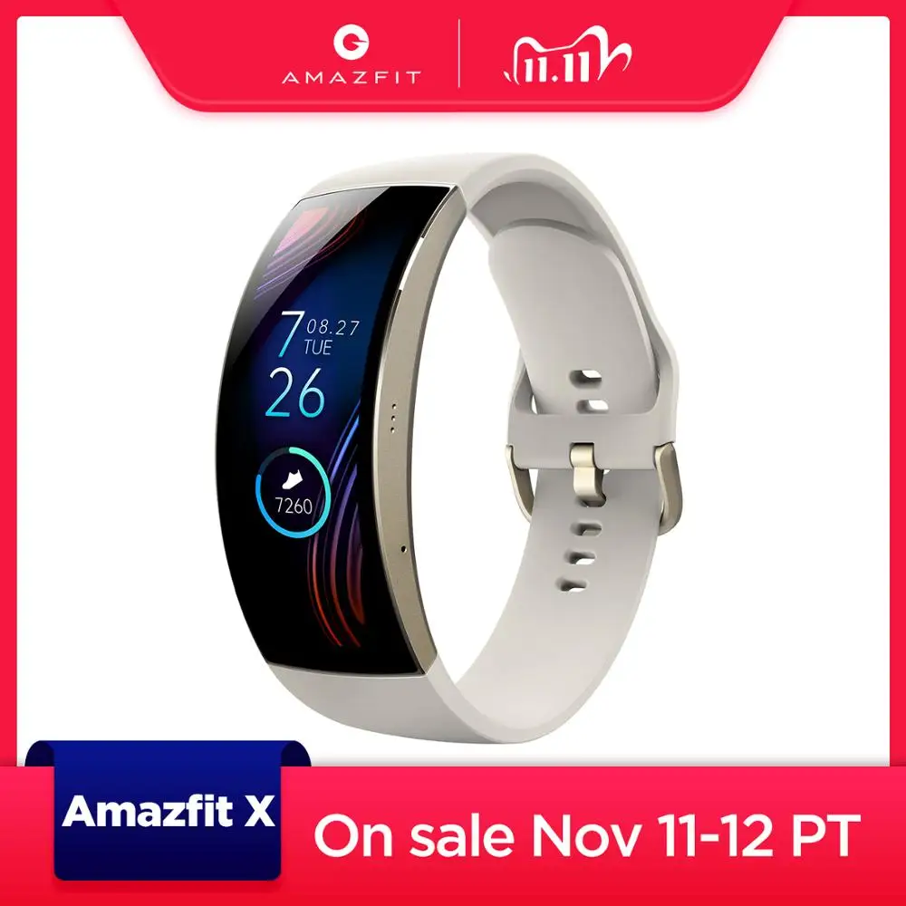 New Amazfit X Smartwatch Global Version Sleep Monitoring Curved Screen Titanium Body 5ATM Water Resistant Multi Sports Modes
New Amazfit X Smartwatch Global Version Sleep Monitoring Curved Screen Titanium Body 5ATM Water Resistant Multi Sports Modes