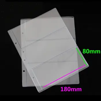 3 Pockets PVC Album Pages New Transparent Money Bill Note Currency Holder PVC Collection Albums Folders Inner leaflet Popular
3 Pockets PVC Album Pages New Transparent Money Bill Note Currency Holder PVC Collection Albums Folders Inner leaflet Popular