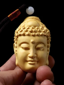 Buddha magic boxwood carvings Buddha head handlebars play with solid wood car hanging crafts collection 
Buddha magic boxwood carvings Buddha head handlebars play with solid wood car hanging crafts collection