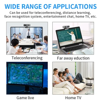PC Laptops Computer Webcam Free Driver Built In Microphone Wide Angle Manual Focusing USB Connection Streaming Camera HD 1080P
PC Laptops Computer Webcam Free Driver Built In Microphone Wide Angle Manual Focusing USB Connection Streaming Camera HD 1080P