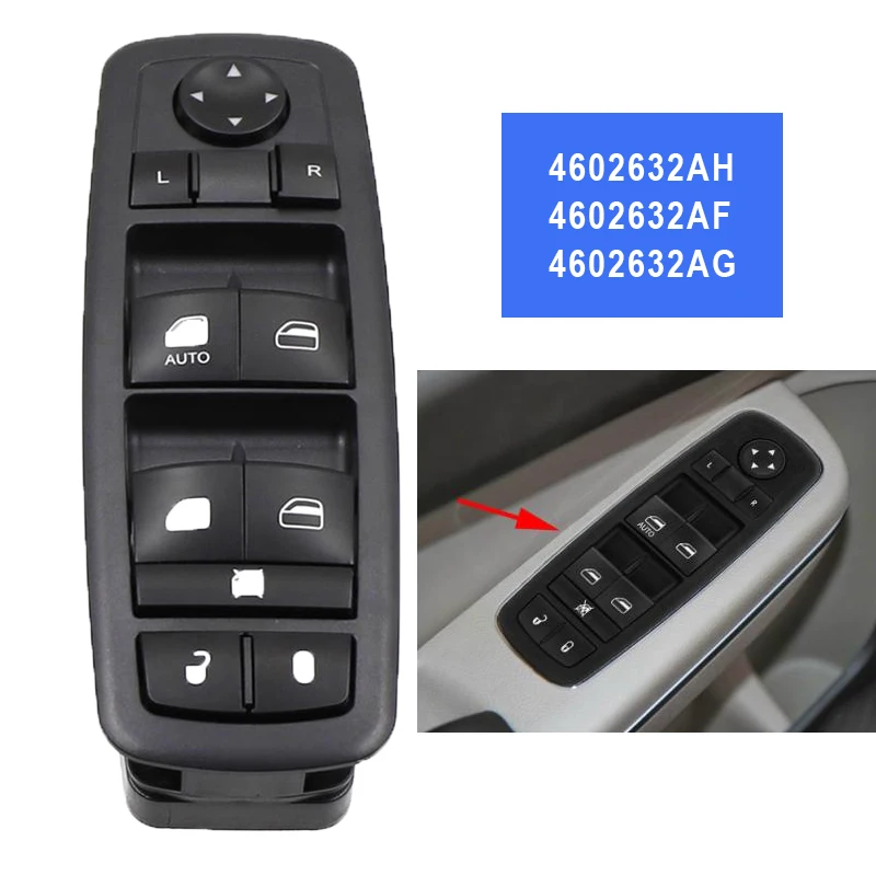 Car Power Master Window Switch 4602632AG Front Left Driver For Dodge Journey Nitro 2008-2012 Jeep Liberty 4602632AH 4602632AF
Car Power Master Window Switch 4602632AG Front Left Driver For Dodge Journey Nitro 2008-2012 Jeep Liberty 4602632AH 4602632AF