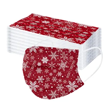 10/50pc Christmas Masks Xmas Adult Snowflake Printed Outdoor Filter Protection Face Mask Disposable 3ply Earloop Mask Mondkapjes
10/50pc Christmas Masks Xmas Adult Snowflake Printed Outdoor Filter Protection Face Mask Disposable 3ply Earloop Mask Mondkapjes