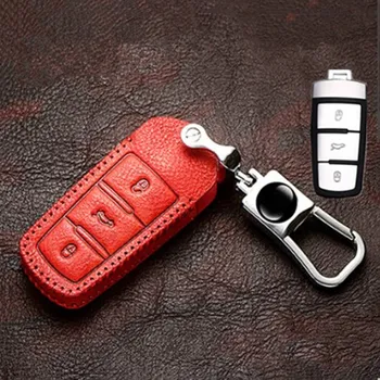 Leather Car Key Cover Case 3 Button Holder Protector Car Keychain Protect For VOLKSWAGEN CC VW Passat B6 3C B7
Leather Car Key Cover Case 3 Button Holder Protector Car Keychain Protect For VOLKSWAGEN CC VW Passat B6 3C B7