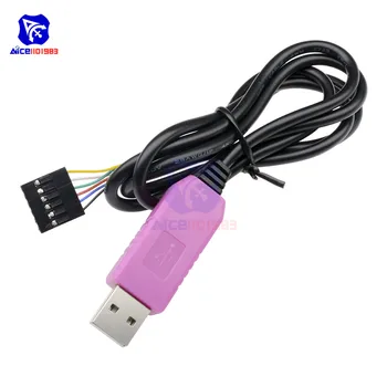 diymore PL2302HXD (6Pin) / PL2303TA (4Pin) Download USB to TTL Serial RS232 Debug Console Cable for Adruino Respberry Pi
diymore PL2302HXD (6Pin) / PL2303TA (4Pin) Download USB to TTL Serial RS232 Debug Console Cable for Adruino Respberry Pi