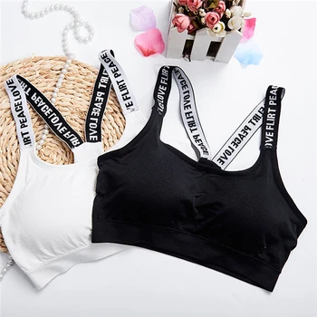 FITLIFE Women Sport Bra Fitness Top Letters Bra For Cup A-D Black White Running Gym Fitness Crop Top Women Push Up Sports Bra
FITLIFE Women Sport Bra Fitness Top Letters Bra For Cup A-D Black White Running Gym Fitness Crop Top Women Push Up Sports Bra