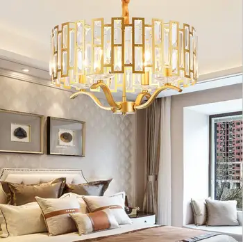 Postmodern LED luxury K9 crystal chandelier lighting living room Gold hanging lights Nordic bedroom pendant lamp dining fixtures
Postmodern LED luxury K9 crystal chandelier lighting living room Gold hanging lights Nordic bedroom pendant lamp dining fixtures