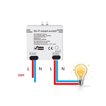 Free app WiFi module smart switch lamp remote control wifi switch support google home and Alexa
Free app WiFi module smart switch lamp remote control wifi switch support google home and Alexa