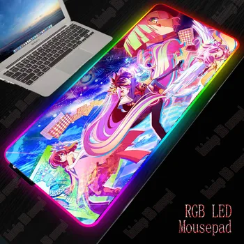 No Game No Life Gaming Mouse Pad RGB Large Mouse Pad Gamer Anime Mouse Mat Computer Mousepad Led Backlight Keyboard Desk Mat
No Game No Life Gaming Mouse Pad RGB Large Mouse Pad Gamer Anime Mouse Mat Computer Mousepad Led Backlight Keyboard Desk Mat