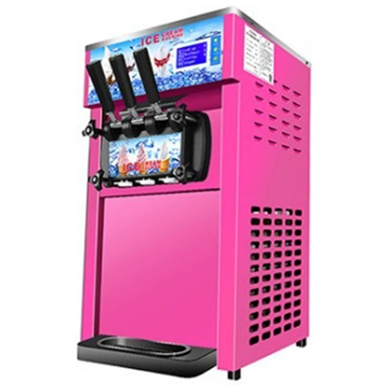 ZM-168 desktop ice cream machine Commercial small power soft ice cream machine small three-color ice cream machine 1.8L*2 220v
ZM-168 desktop ice cream machine Commercial small power soft ice cream machine small three-color ice cream machine 1.8L*2 220v