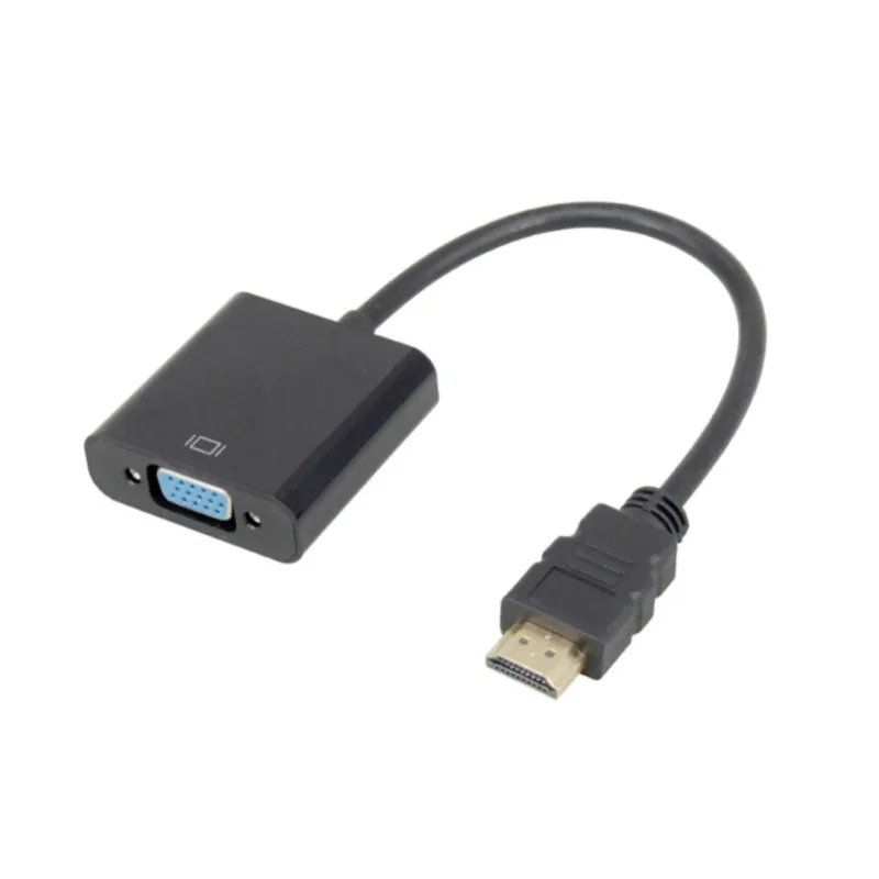 HDMI to VGA Adapter Cable HDMI to VGA Converter Adapter Support 1080P with Audio Cable for HDTV XBOX PS3 PS4 Laptop TV Box
HDMI to VGA Adapter Cable HDMI to VGA Converter Adapter Support 1080P with Audio Cable for HDTV XBOX PS3 PS4 Laptop TV Box