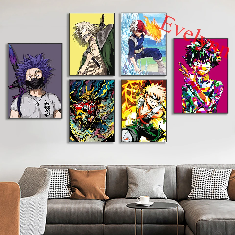 My Hero Academia Anime Cartoon Posters Modern Living Room Home Wall Art Print Picture Children Room Decor Prints Painting
My Hero Academia Anime Cartoon Posters Modern Living Room Home Wall Art Print Picture Children Room Decor Prints Painting