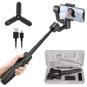 Feiyutech Vimble 2S 3-Axis Smartphone Gimbal Handheld Stabilizer 180mm Extendable Pole Tripod for smartphone and action camera
Feiyutech Vimble 2S 3-Axis Smartphone Gimbal Handheld Stabilizer 180mm Extendable Pole Tripod for smartphone and action camera