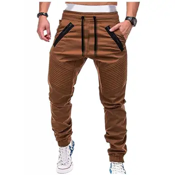 Plus Size Men Skinny Pants Fashion Pleated Joggers Sweatpants Casual Zipper Pockets Patchwork Streetwear Autumn Trousers Male
Plus Size Men Skinny Pants Fashion Pleated Joggers Sweatpants Casual Zipper Pockets Patchwork Streetwear Autumn Trousers Male