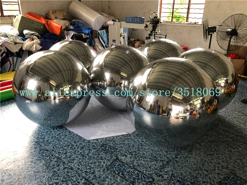 Large inflatable mirror ball for commercial advertising, available in a variety of colors and sizes 
Large inflatable mirror ball for commercial advertising, available in a variety of colors and sizes