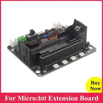 For micro:bit Extension Board support 18650 Lithium Battery Robotbit Expansion Board
For micro:bit Extension Board support 18650 Lithium Battery Robotbit Expansion Board