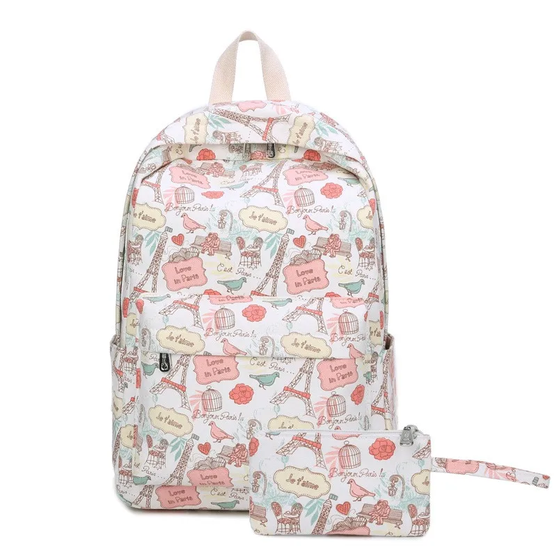 Large Capacity Student Cute Canvas Backpack Cartoon Leisure Student Bags Women Bags Travel Computer Backpacks Printed School Bag
Large Capacity Student Cute Canvas Backpack Cartoon Leisure Student Bags Women Bags Travel Computer Backpacks Printed School Bag