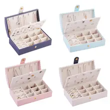 Hot Sales Jewelry Box Two-layer Large Capacity Faux Leather Beautiful Outlook Jewelry Storage Case for Earrings
Hot Sales Jewelry Box Two-layer Large Capacity Faux Leather Beautiful Outlook Jewelry Storage Case for Earrings