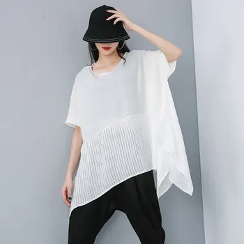 Summer Pullover T-shirt Female Cool Solid Color Large Size Batwing Styles Fashion Tees And Tops For Fashion Lady Trend Pullovers 
Summer Pullover T-shirt Female Cool Solid Color Large Size Batwing Styles Fashion Tees And Tops For Fashion Lady Trend Pullovers