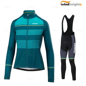 Women Pro Team Long Sleeve Jersey Sets Bib long Pants MTB Clothes Spring Autumn Cycle Set roupa ciclismo feminino Anti-UV 
Women Pro Team Long Sleeve Jersey Sets Bib long Pants MTB Clothes Spring Autumn Cycle Set roupa ciclismo feminino Anti-UV