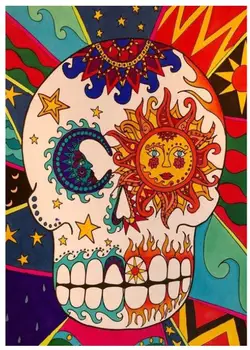 Halloween Embroidery Mosaic Craft Sugar Skull Diamond Painting Kit Crystal Picture Wall Paper Rhinestone Drawing Christmas Gift
Halloween Embroidery Mosaic Craft Sugar Skull Diamond Painting Kit Crystal Picture Wall Paper Rhinestone Drawing Christmas Gift