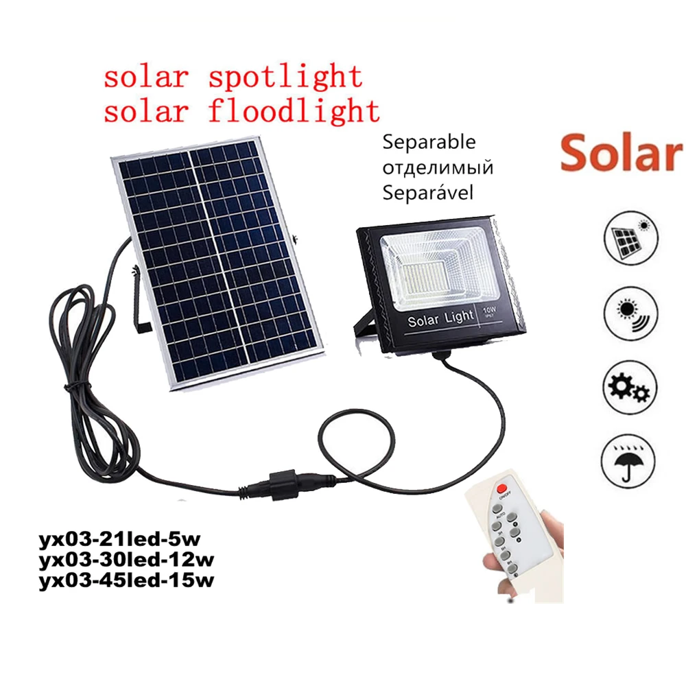 LED Solar Rechargeable Garden light Lawn Lamp Night Security Wall Light Outdoor Yard Fence Emergency Lighting remote timer split
LED Solar Rechargeable Garden light Lawn Lamp Night Security Wall Light Outdoor Yard Fence Emergency Lighting remote timer split