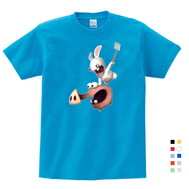 The Best Summer Sellers T Shirts Funny Rabbit Cartoon Children Tops Boy Girl Like Rabbids Invasion T-shirts Kids Clothes Shirt
The Best Summer Sellers T Shirts Funny Rabbit Cartoon Children Tops Boy Girl Like Rabbids Invasion T-shirts Kids Clothes Shirt