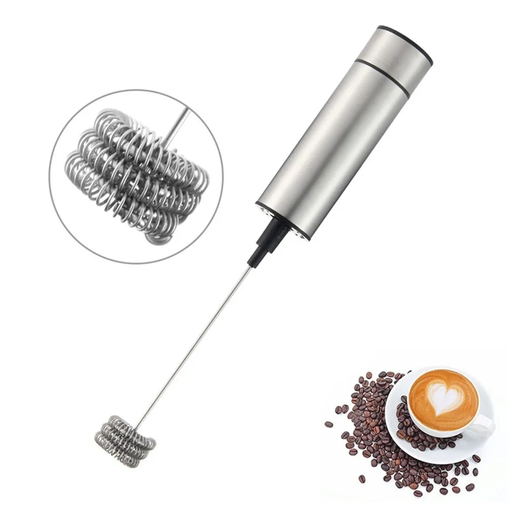 Electric Handheld Milk Frother Foamer Double Spring Triple Spring Whisk Head Agitator Blender Mixer Stirrer Coffee Maker Tool
Electric Handheld Milk Frother Foamer Double Spring Triple Spring Whisk Head Agitator Blender Mixer Stirrer Coffee Maker Tool