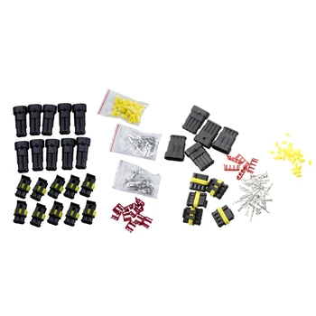 10 Kit 2 Pin Way Waterproof Electrical Wire Connector Plug & 5 Kit 4 Pin Way Waterproof Electrical Wire Connector Plug
10 Kit 2 Pin Way Waterproof Electrical Wire Connector Plug & 5 Kit 4 Pin Way Waterproof Electrical Wire Connector Plug