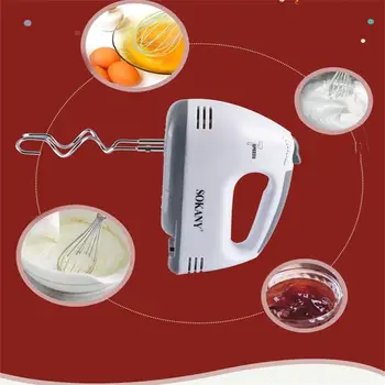 7 Speed Hand Mixer Food-Blender Multifunctional Handheld Food Processor Automatic Electric Kitchen Mixer Tool EU
7 Speed Hand Mixer Food-Blender Multifunctional Handheld Food Processor Automatic Electric Kitchen Mixer Tool EU
