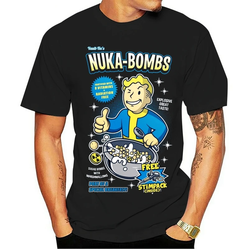 New Gaming Video Game Fallout 2 3 4 Tees Tops T Shirt Men Cotton Customized Apparel Funny T-Shirt Homme | Женская одежда