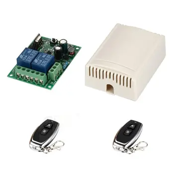 1Set 433Mhz Universal Wireless Remote Control Switch AC 220 2CH Relay Receiver Module RF Remote Controller
1Set 433Mhz Universal Wireless Remote Control Switch AC 220 2CH Relay Receiver Module RF Remote Controller