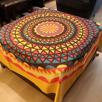 LeRadore Bohemian Style Tablecloth Geometrical Printed Table Cover Cotton and Linen Boho Home Decoration
LeRadore Bohemian Style Tablecloth Geometrical Printed Table Cover Cotton and Linen Boho Home Decoration