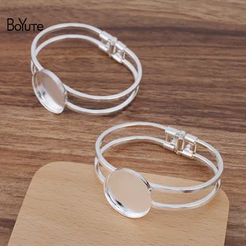 BoYuTe (5 Pieces/Lot) 65*60MM Silver Plated Bracelet Base Welding 25MM Blank Tray Bezel DIY Jewelry Accessories Wholesale
BoYuTe (5 Pieces/Lot) 65*60MM Silver Plated Bracelet Base Welding 25MM Blank Tray Bezel DIY Jewelry Accessories Wholesale