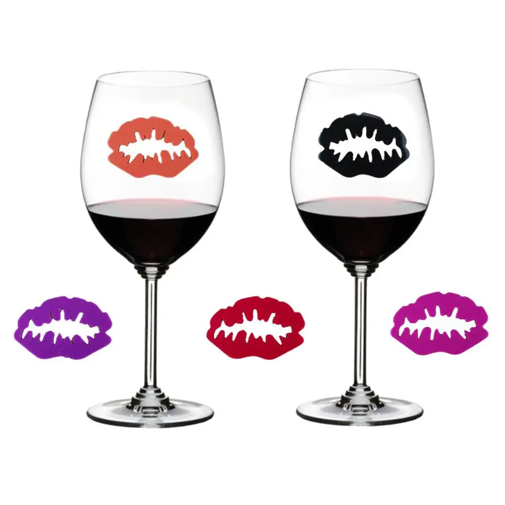 6Pcs Silicone Non-slip Cats Lip Shape Wine Glass Marker Reusable Creative Drinking Cup Identification Party Cup Sign
6Pcs Silicone Non-slip Cats Lip Shape Wine Glass Marker Reusable Creative Drinking Cup Identification Party Cup Sign