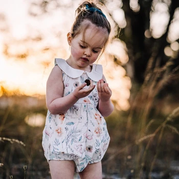 Bodysuit Sleeveless Newborn Baby Girls Doll Collar Fashion Print Jumpsuit Summer 0-24M
Bodysuit Sleeveless Newborn Baby Girls Doll Collar Fashion Print Jumpsuit Summer 0-24M