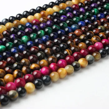 LanLi 4/ 6/8/10/12mm Fashion Natural Jewelry Tiger eye stones Loose Stone Jewelry Beads be fit for DIY Bracelet Necklace
LanLi 4/ 6/8/10/12mm Fashion Natural Jewelry Tiger eye stones Loose Stone Jewelry Beads be fit for DIY Bracelet Necklace