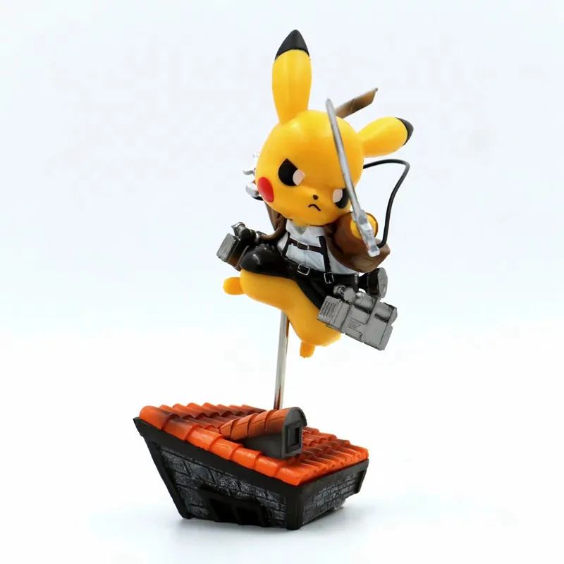 Pokemon Pikachu Levi Action Figure Cosplay Attack on Titan Children's Toys PVC Figuras Anime Collection Ornaments Toys For Kids
Pokemon Pikachu Levi Action Figure Cosplay Attack on Titan Children's Toys PVC Figuras Anime Collection Ornaments Toys For Kids