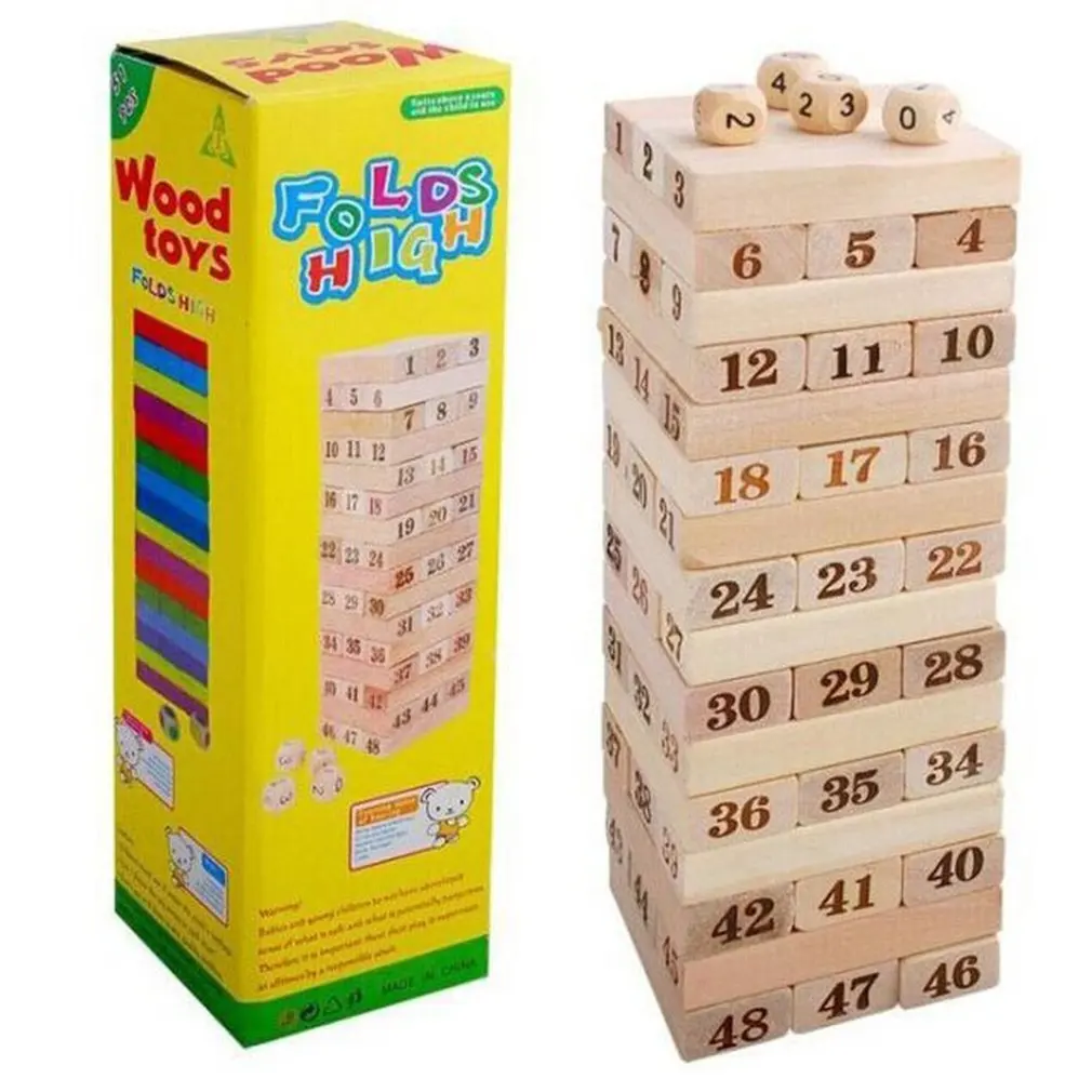 Children's Educational Toys Wooden 48pcs Assembled Building Blocks Stacked High Layer Puzzle Children's Decompression Toy
Children's Educational Toys Wooden 48pcs Assembled Building Blocks Stacked High Layer Puzzle Children's Decompression Toy