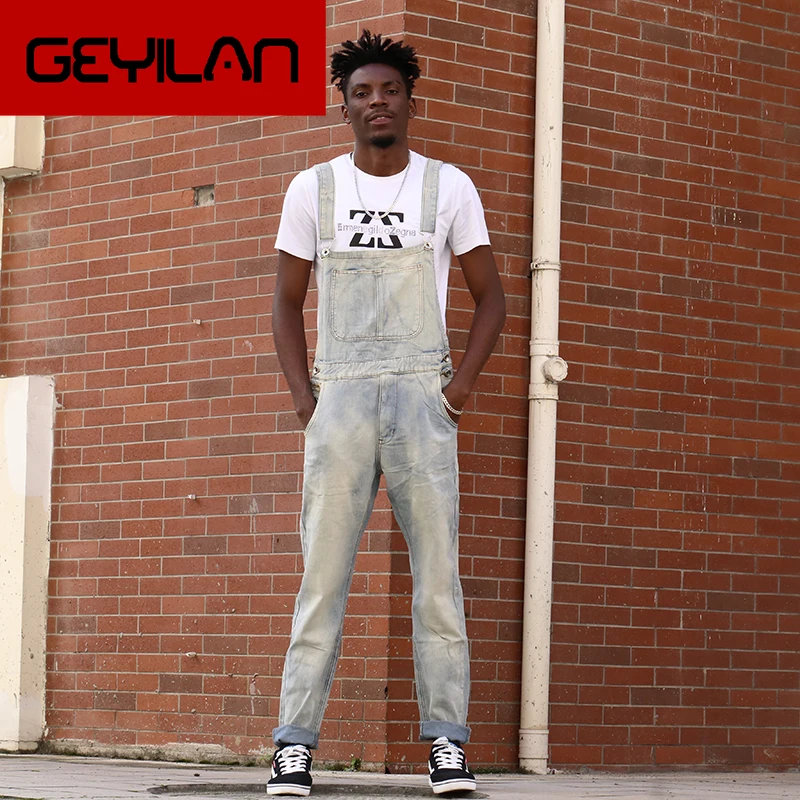 Men's jeans Korean Straight Light-color Denim Overalls Men's Personality Plus size Casual Overalls Men's bib
Men's jeans Korean Straight Light-color Denim Overalls Men's Personality Plus size Casual Overalls Men's bib