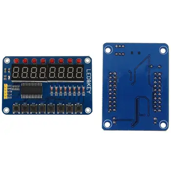 8-Bit Digital LED Tube 8-Bit TM1638 Key Display Module for AVR Arduino TE289 & Logic Analyzer Module CY7C68013A-56
8-Bit Digital LED Tube 8-Bit TM1638 Key Display Module for AVR Arduino TE289 & Logic Analyzer Module CY7C68013A-56