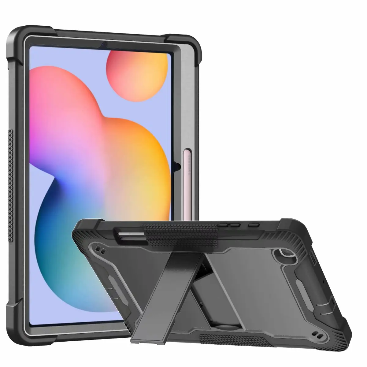 Shockproof Heavy Duty Protective Cases KickStand Rugged Cover for Samsung Galaxy Tab S6 Lite 10.4''2020 SM-P610(Wi-Fi)SM-P615
Shockproof Heavy Duty Protective Cases KickStand Rugged Cover for Samsung Galaxy Tab S6 Lite 10.4''2020 SM-P610(Wi-Fi)SM-P615