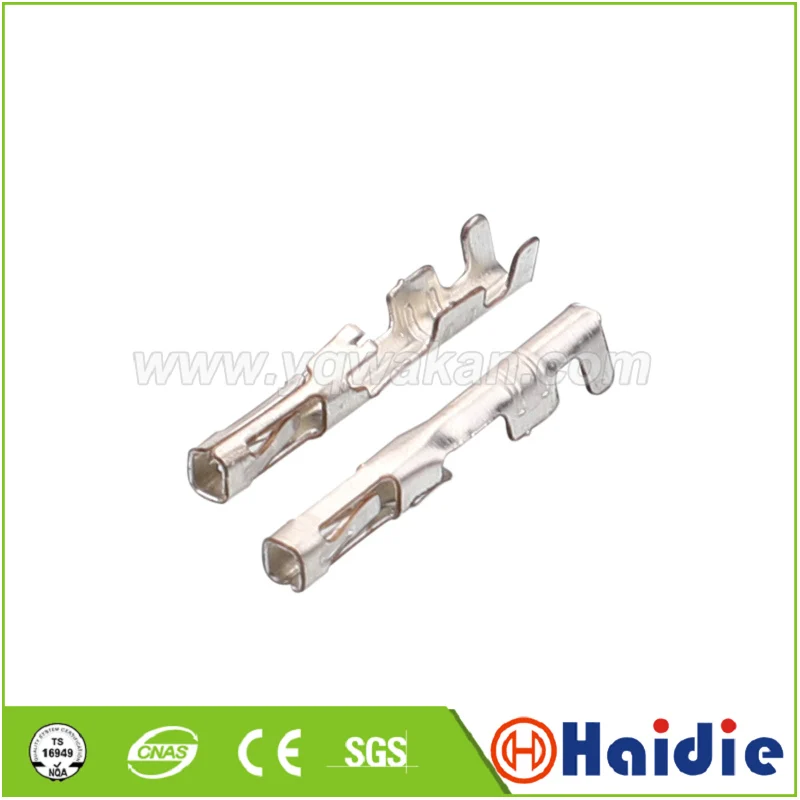 50pcs auto terminal for cable connector, crimp loose pins auto terminals DJ621-0.4A
50pcs auto terminal for cable connector, crimp loose pins auto terminals DJ621-0.4A